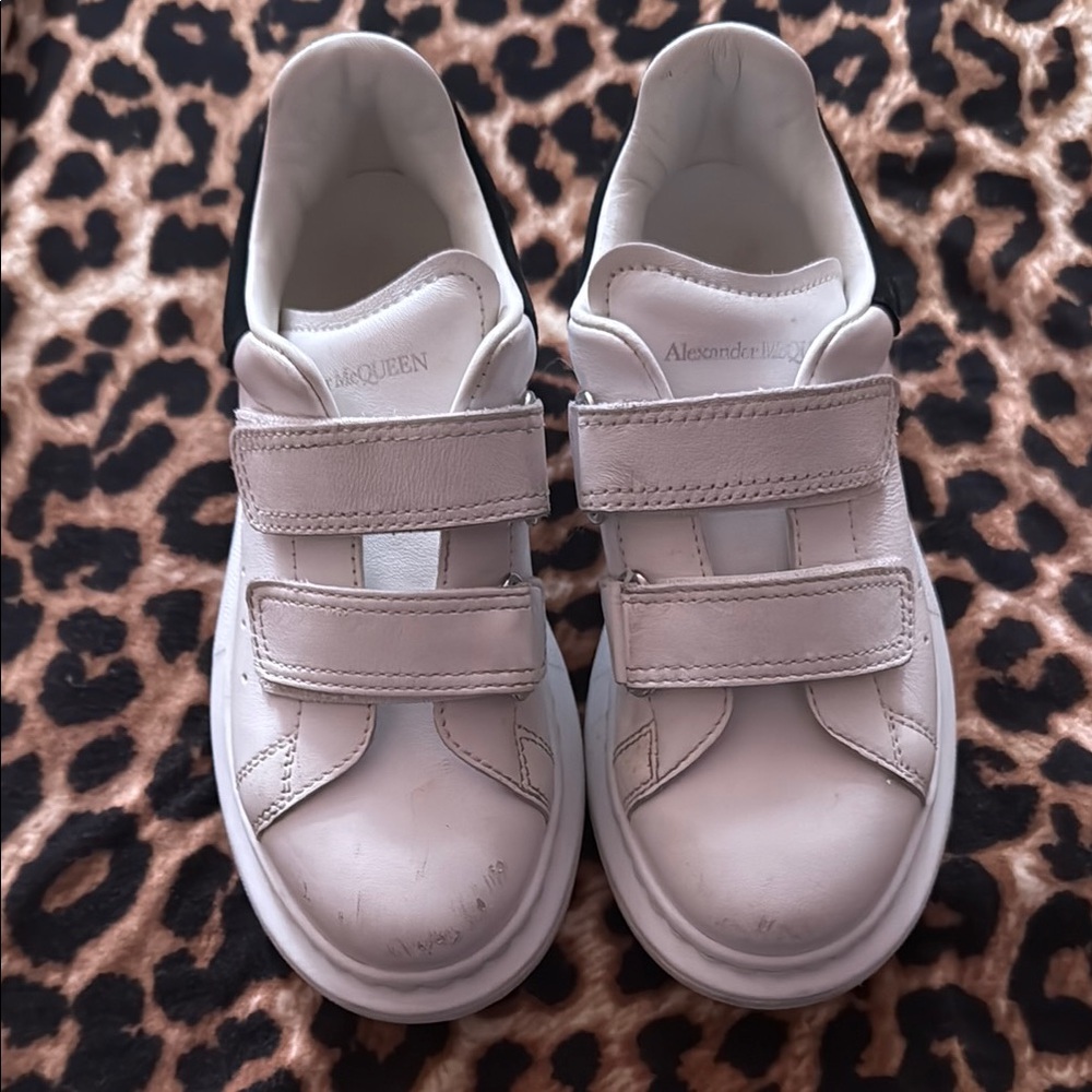 Alexander McQueen White Sneakers Minimalist Design